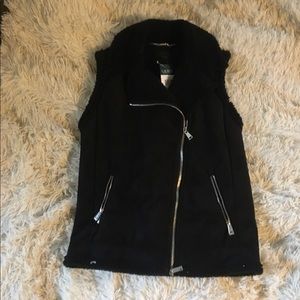 Lauren Ralph Lauren Sherling Trim Vest XS NWT